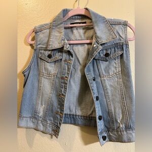 metAllic_49 Denim Vest